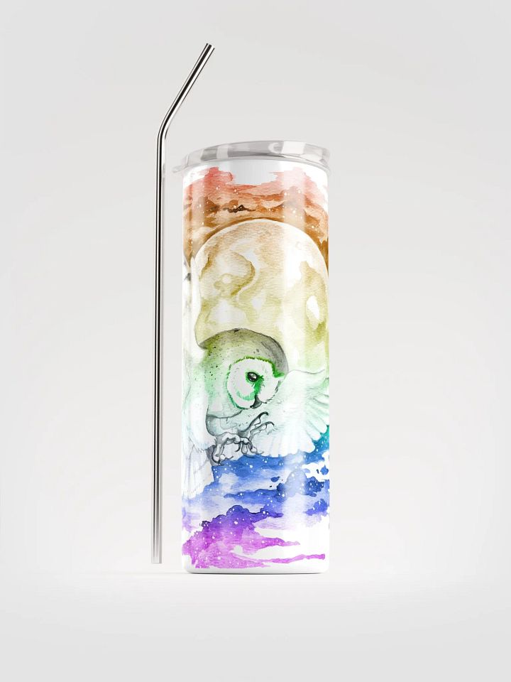 Rainbow Barn Owl - tumbler product image (1)