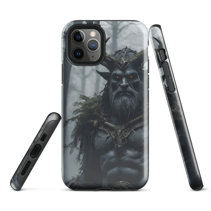 Tough Phone Case for iPhone® - Dark Mythical Ancient Forest Guardian product image (1)