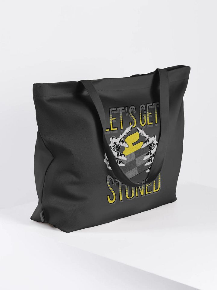 Lets Get Stoned Curling Skeletal Hands Eco Tote product image (1)