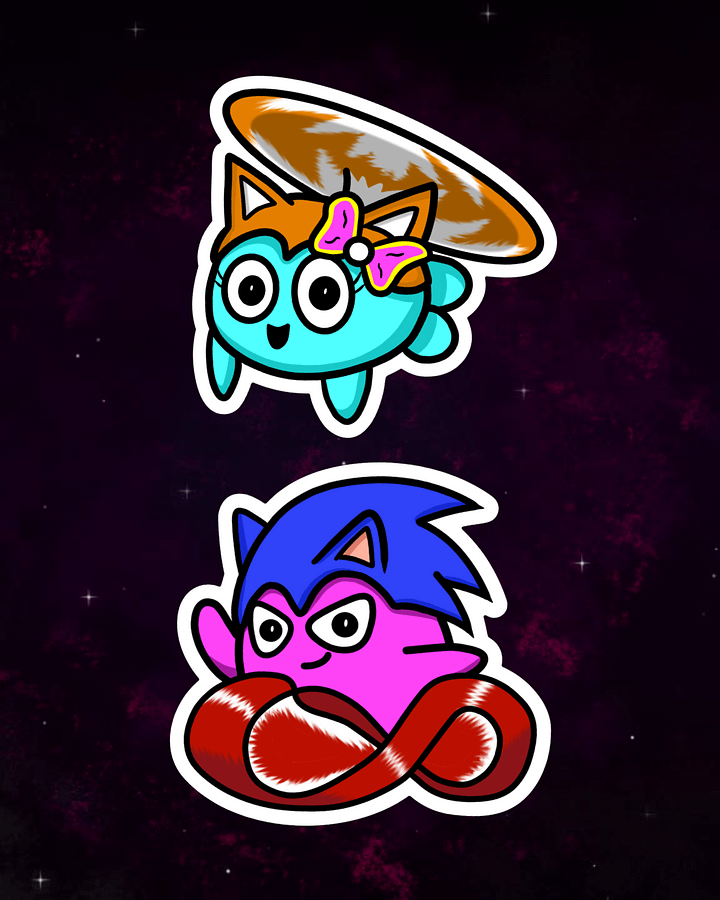 Gotta Go Fast Glob Stickers product image (2)