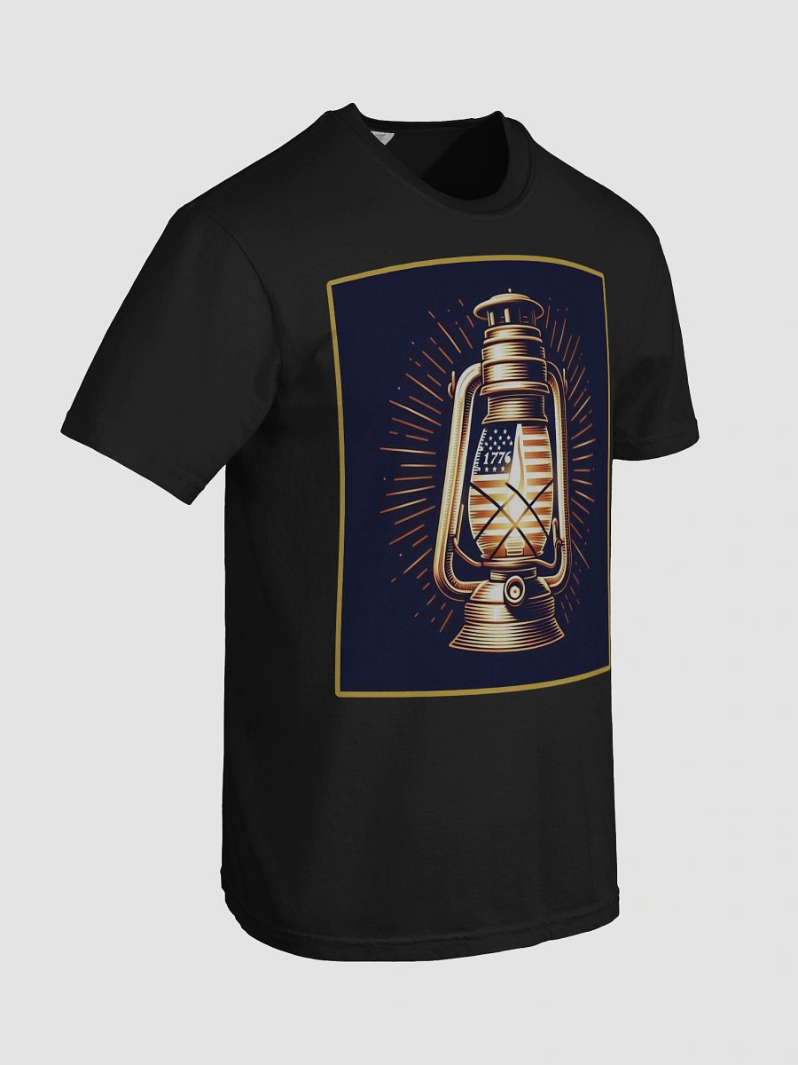 Patriot's Radiant Lantern 1776 July 4th Tee product image (101)
