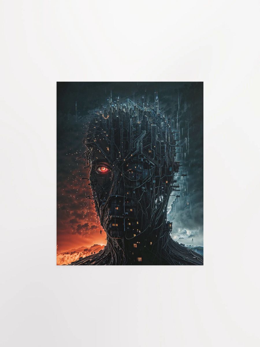 The City Wears a Face Matte Poster product image (3)