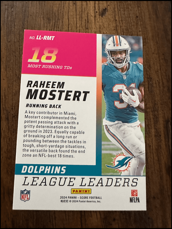 Raheem Mostert League Leader In Touchdowns product image (2)