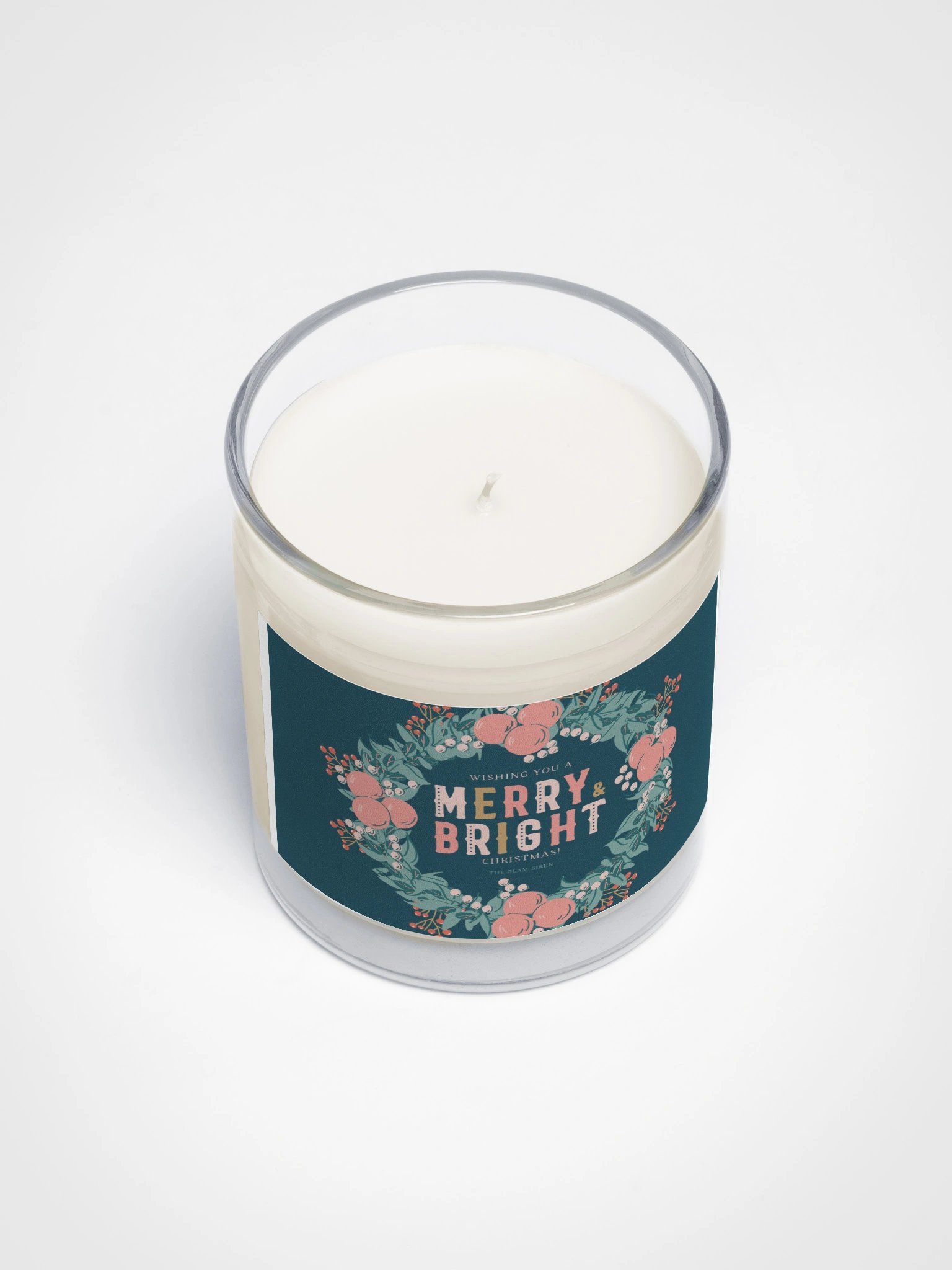 Merry & Bright Candle | Merry & Bright Scent-Free Candle | Fragrande Free Candle | Christmas Gift product image (3)