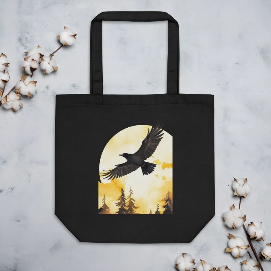 Crow's Haven: Exclusive Eco-Friendly Tote Bag product image (4)