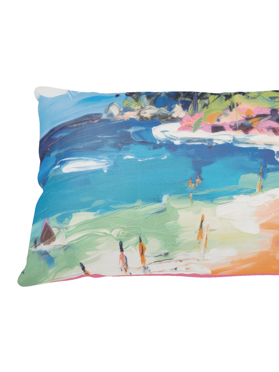 Tropical Beach Scene All-Over Print Basic Pillow product image (8)