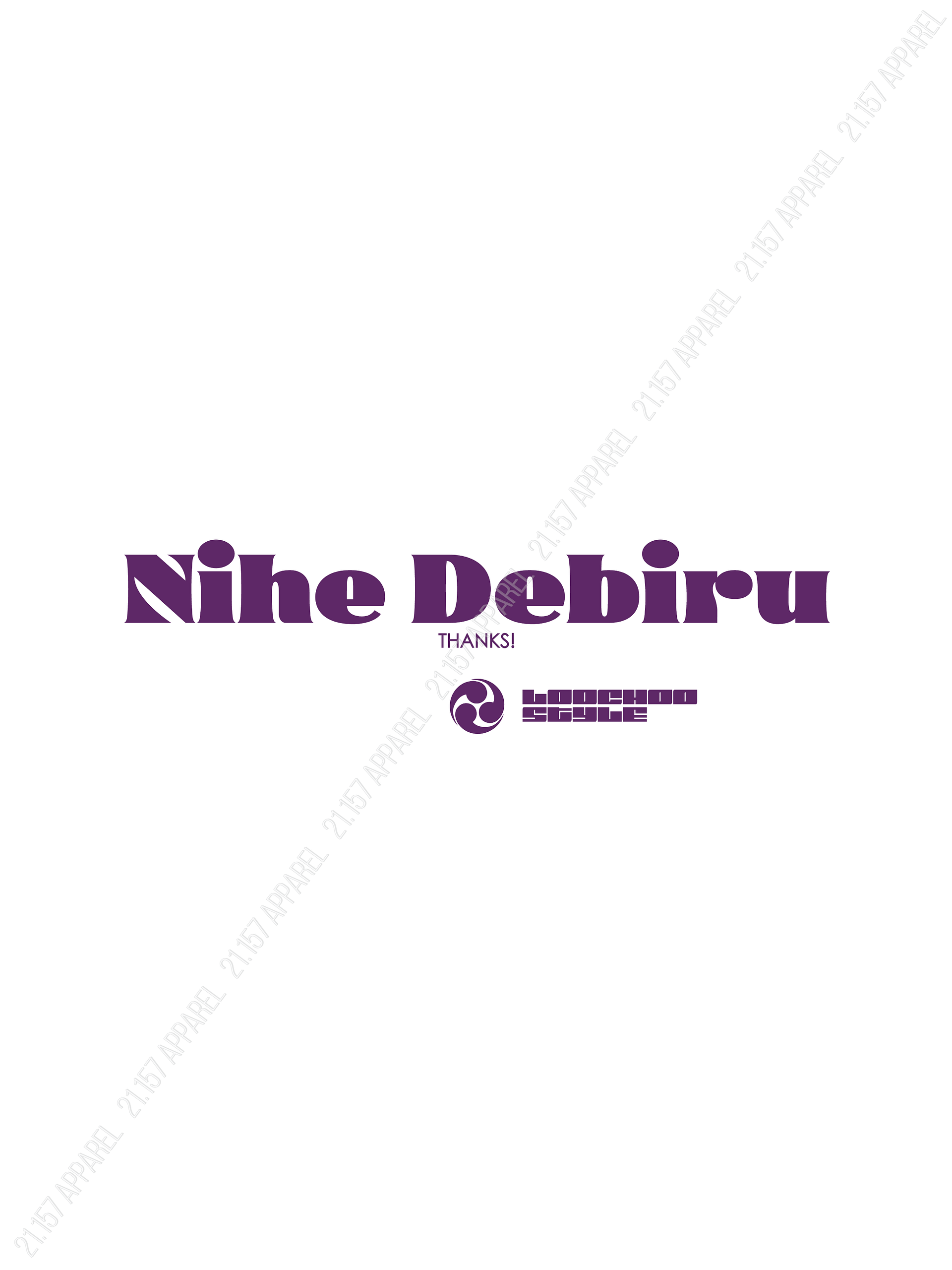 Nihe Debiru (Thanks!) Shirt product image (9)