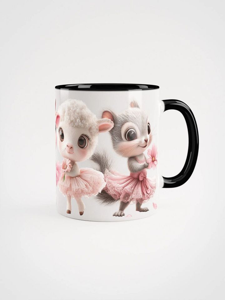 Whimsical Ballet Animals Accent Ceramic Mug product image (1)