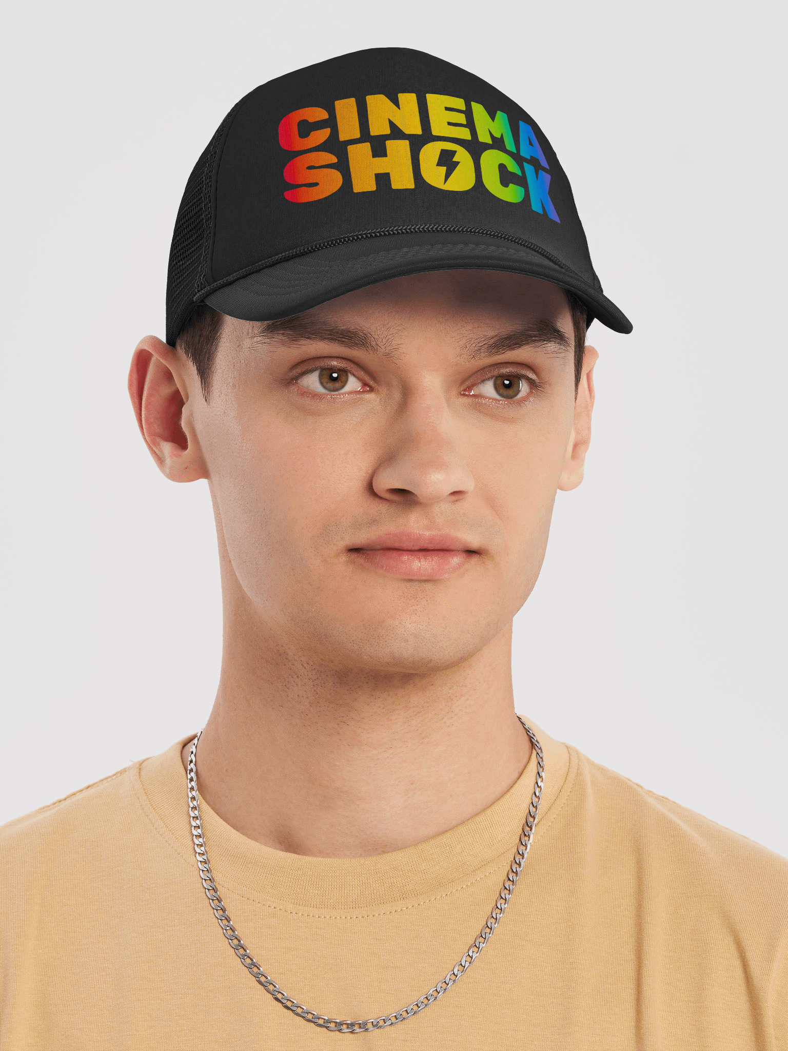 Cinema Shock PRIDE Logo Trucker Hat product image (5)