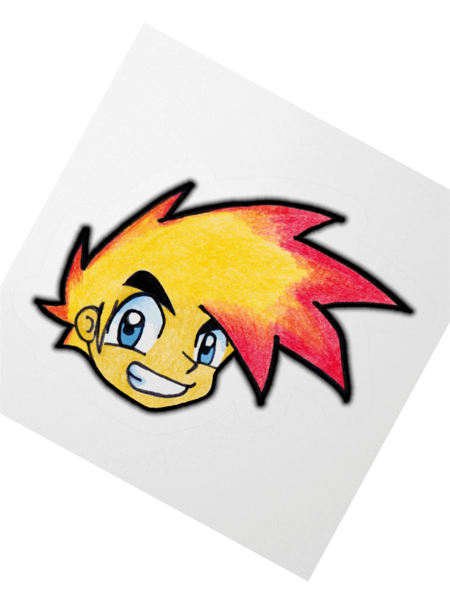 'Red' Kiss Cut Stickers product image (2)
