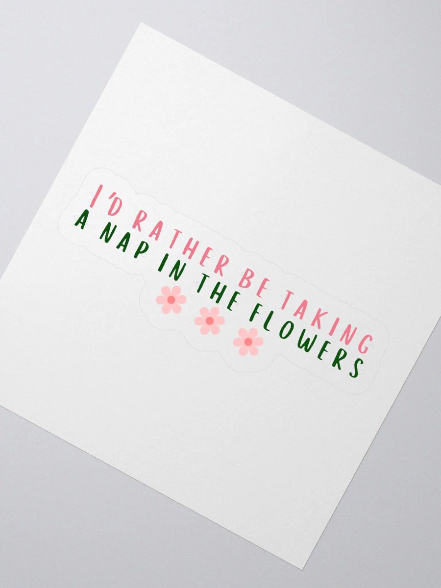 Flower Nap Sticker product image (2)