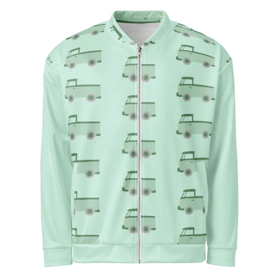 Vibrant Grid Cars All-Over Bomber Jacket product image (6)