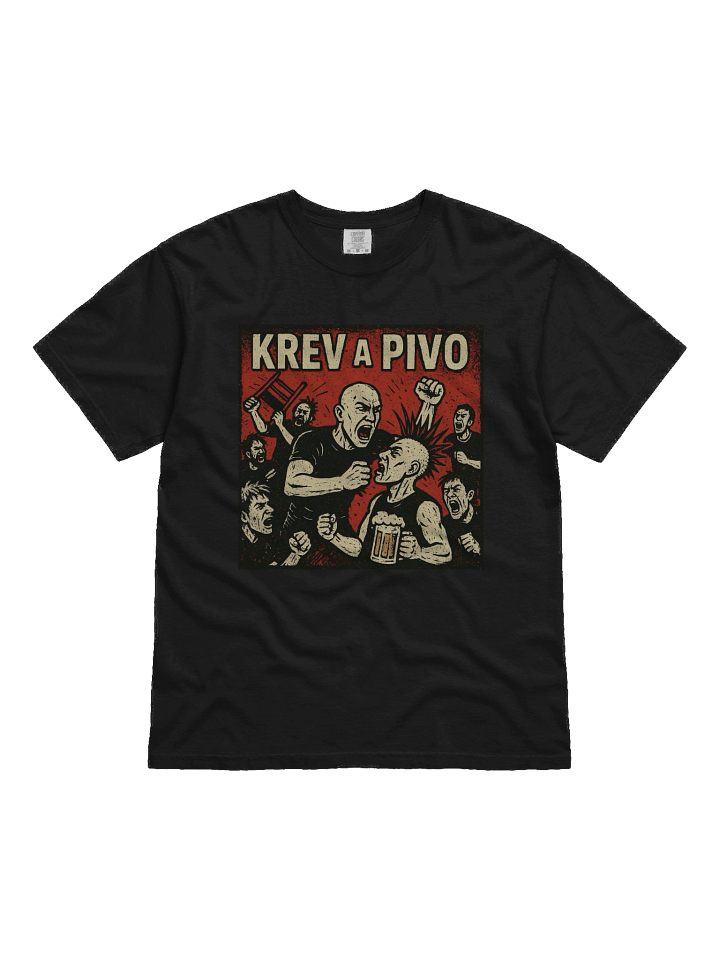 KREV A PIVO t-shirt product image (1)