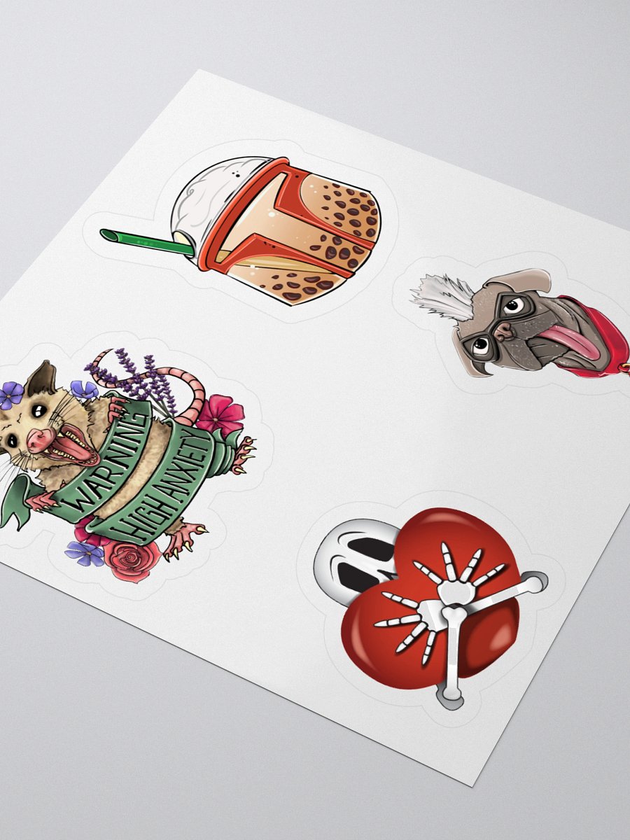 Whimsical Cartoon Stickers Set product image (9)
