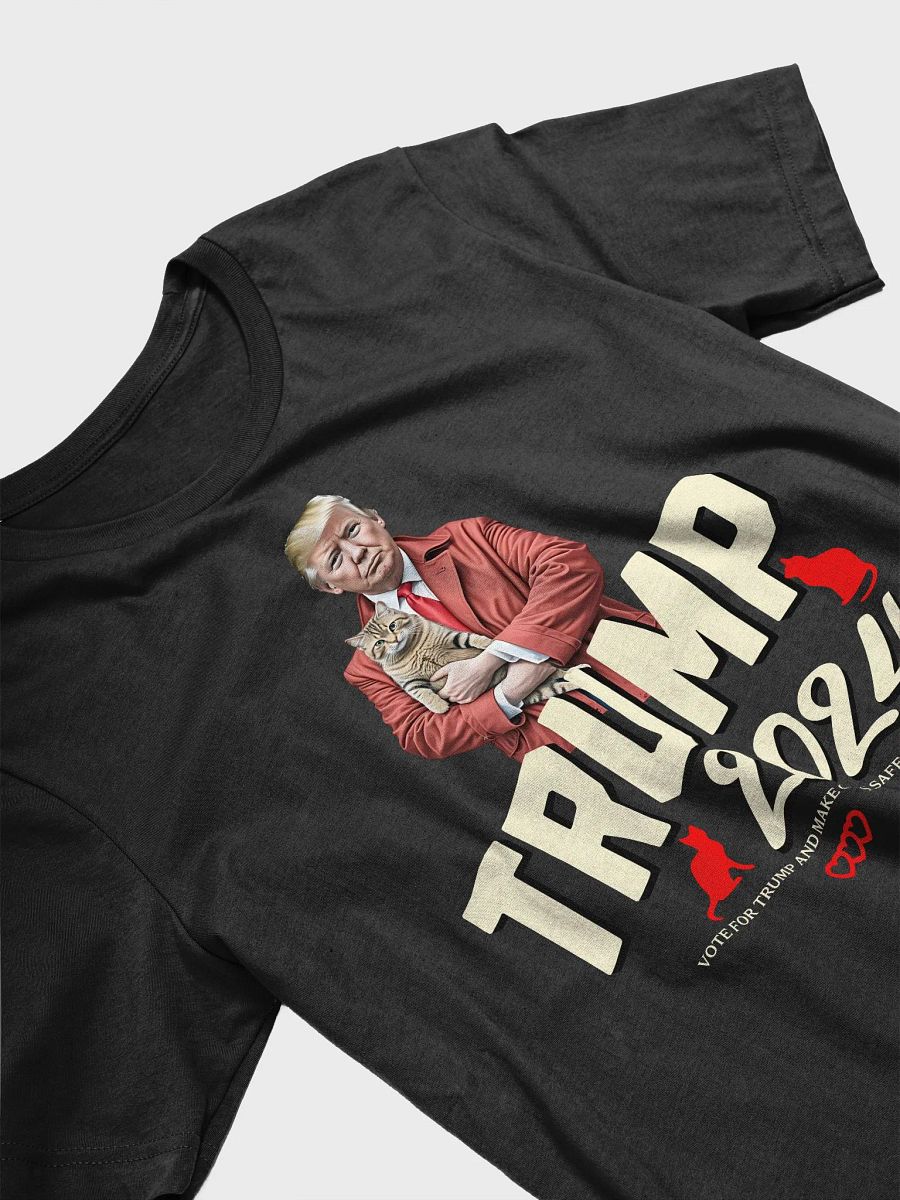 TRUMP 2024 MAKE CATS SAFE AGAIN UNISEX T-SHIRT product image (3)