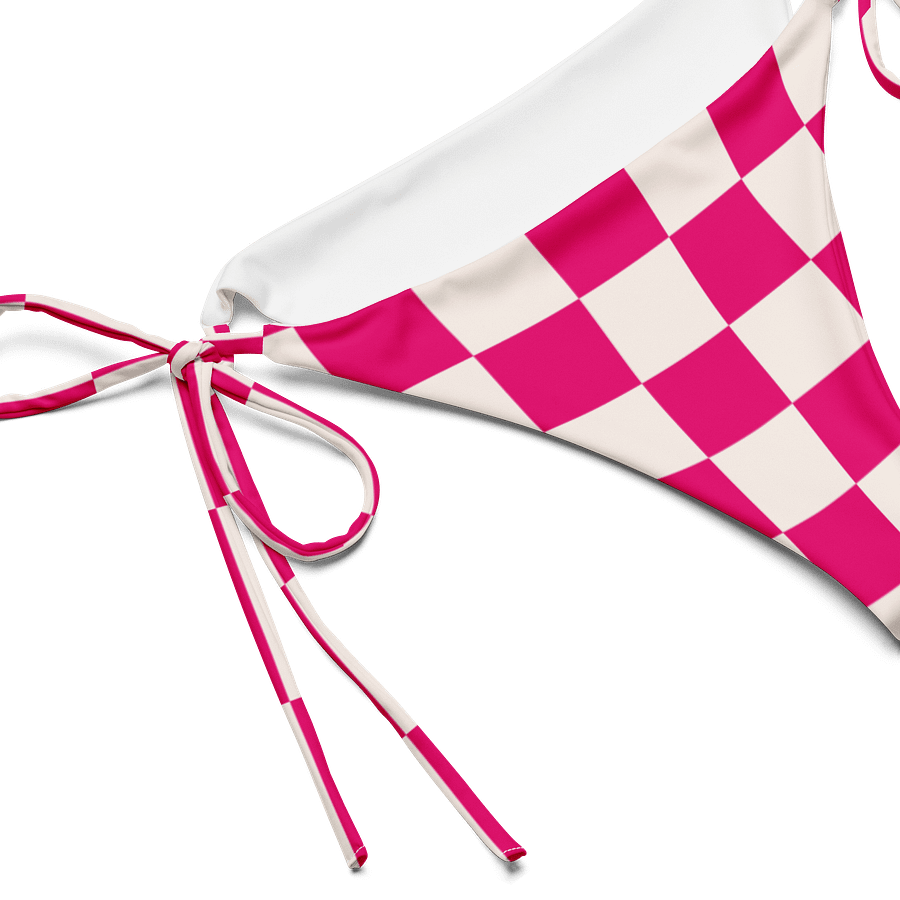 Distorted Checkered Dream Bikini Bottom product image (3)