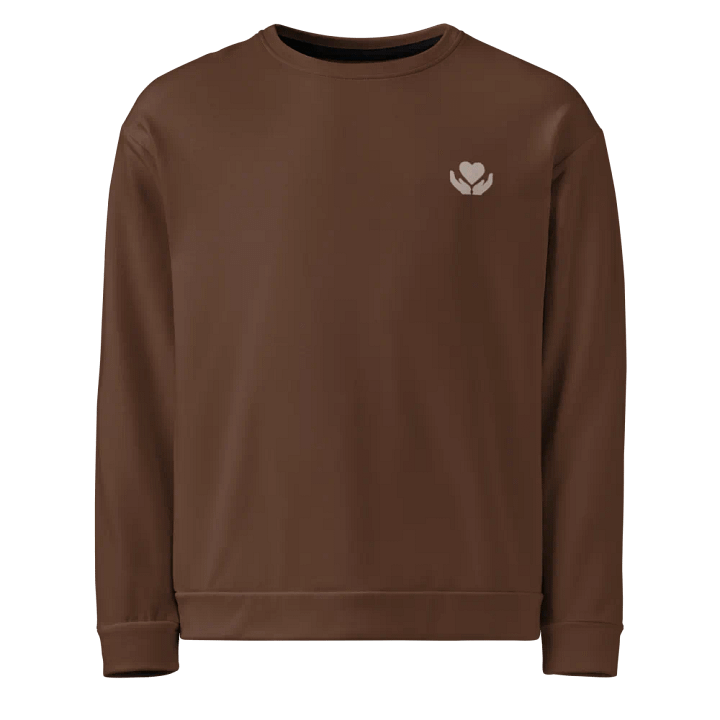Aesthetic Brown Recycled Sweatshirt product image (1)
