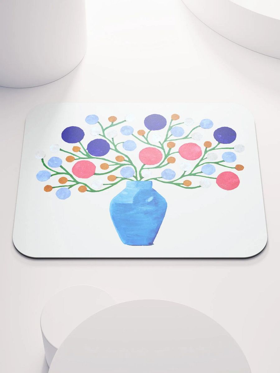 Abstract Flowers Mouse Pad product image (7)