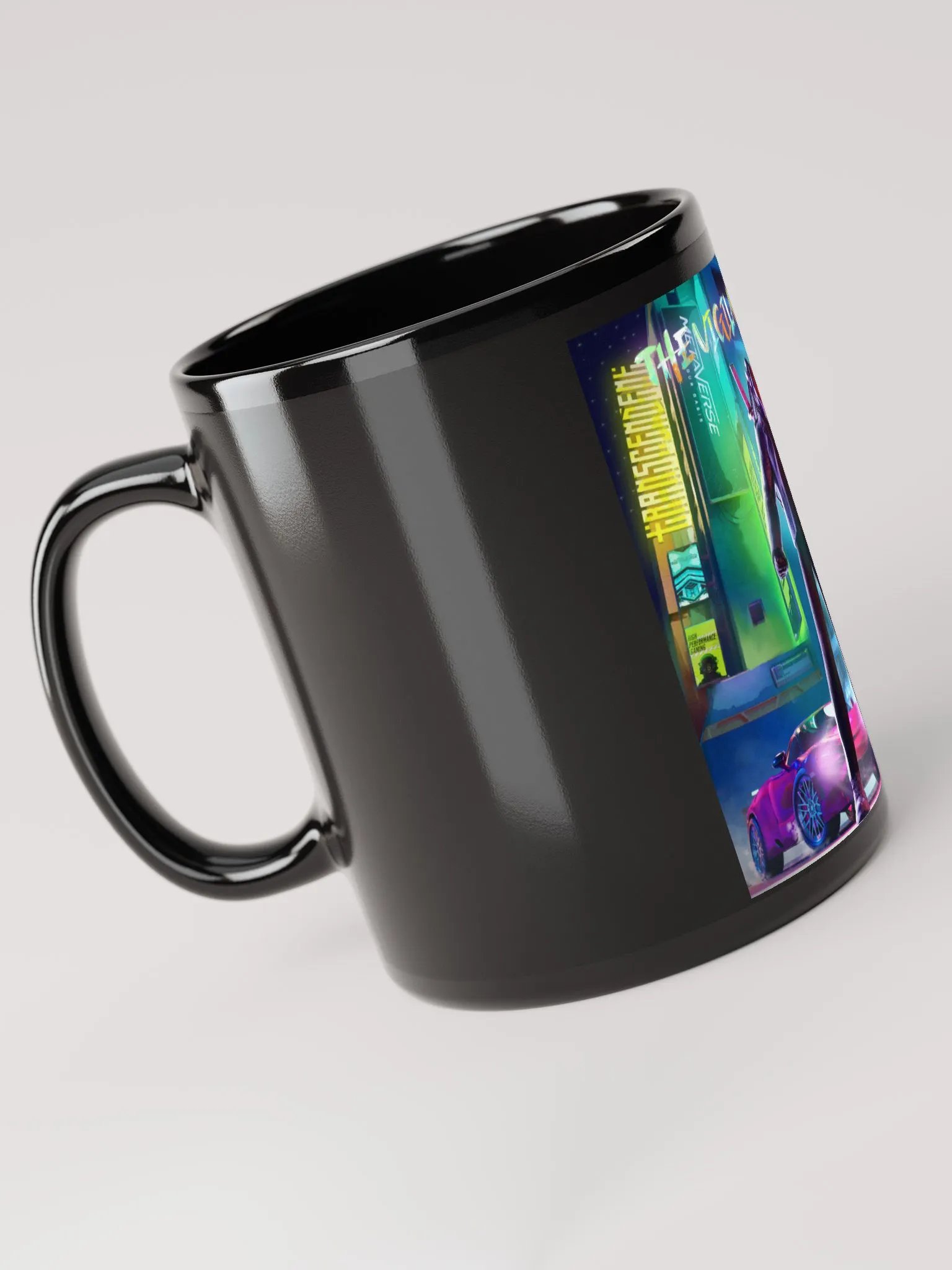 The Vigilante Show Black Glossy Mug product image (4)