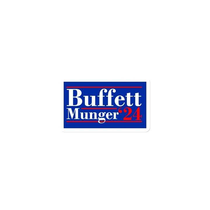 Buffett Munger '24 - Magnet, Blue product image (1)