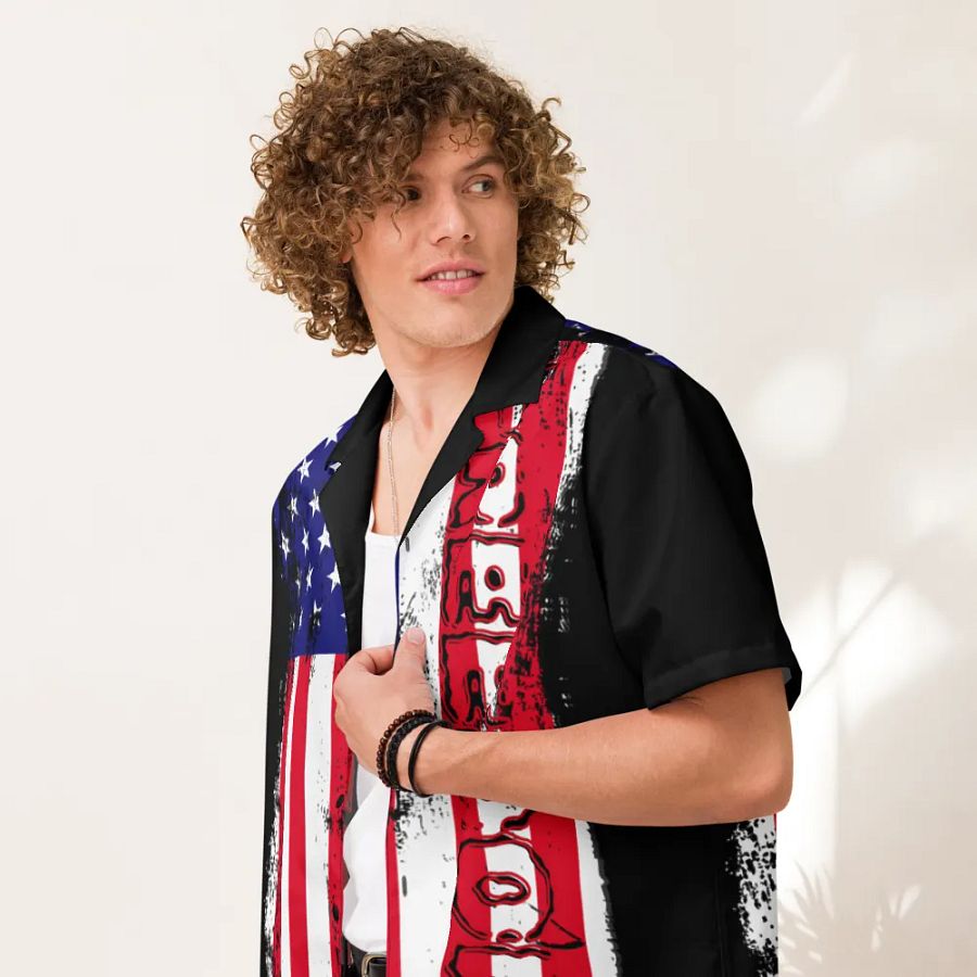 Freedom Flag Hawaiian Shirt *XXL Sizes* product image (6)