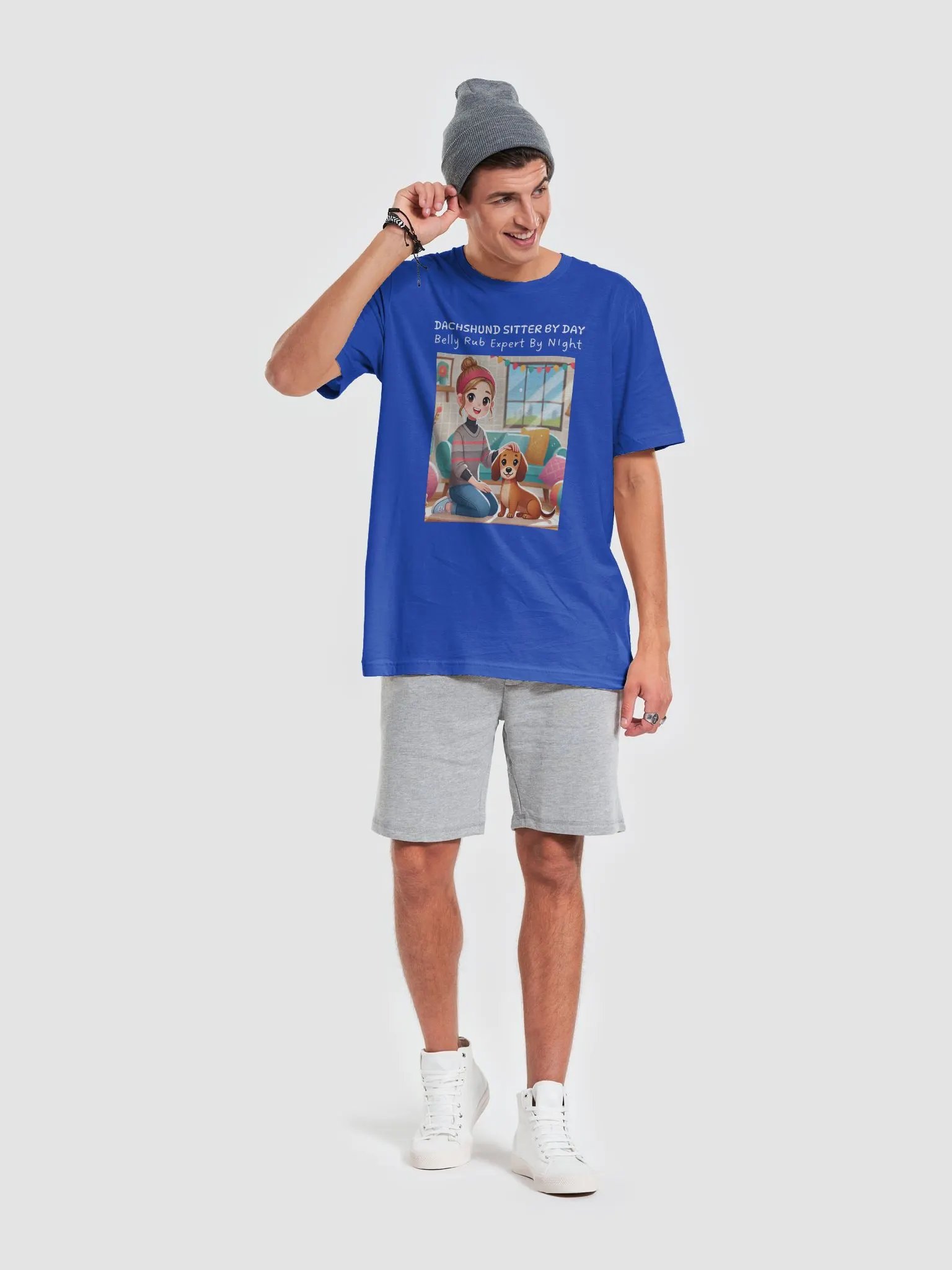 Dachshund Sitter By Day, Belly Rub Expert By Night T-Shirt product image (6)