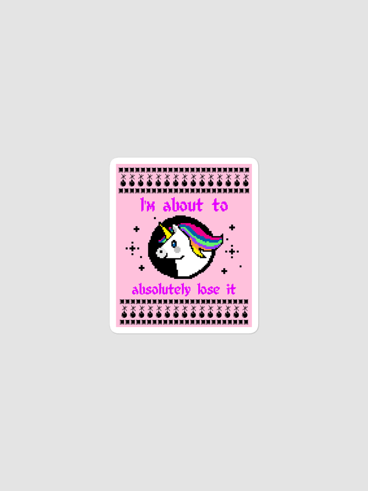 I'm about to lose it bubble free stickers product image (1)