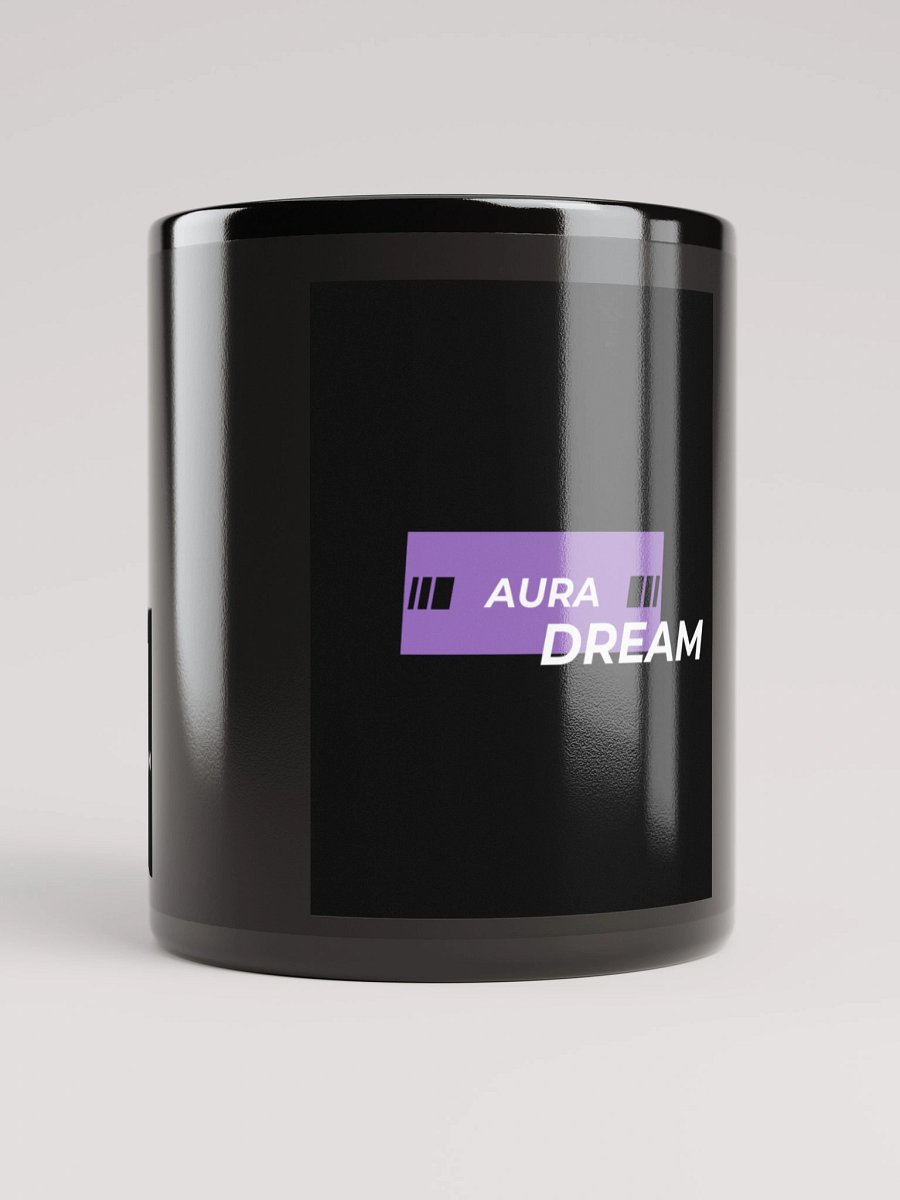AURA DREAM Black Glossy Mug product image (5)