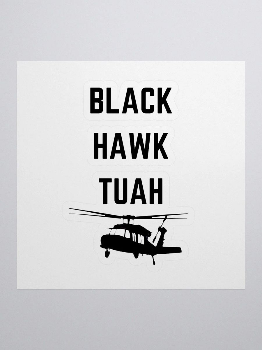 Black Hawk Tuah Stickers product image (1)