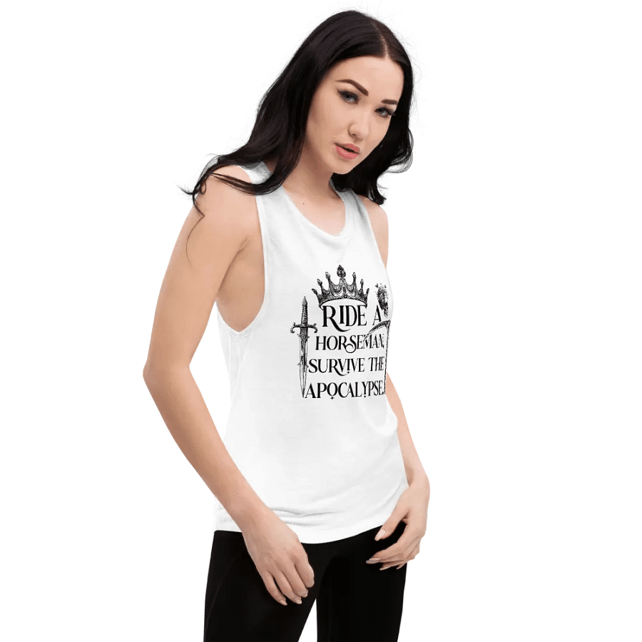 Ride a Horseman Bella+Canvas Women's Flowy Muscle Tank product image (55)