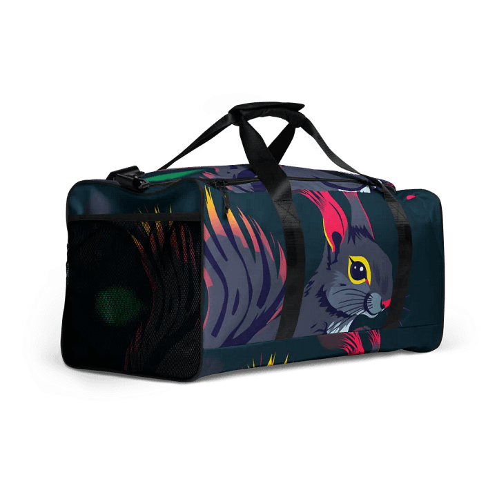 Vibrant Squirrel All-Over Print Duffle Bag product image (2)