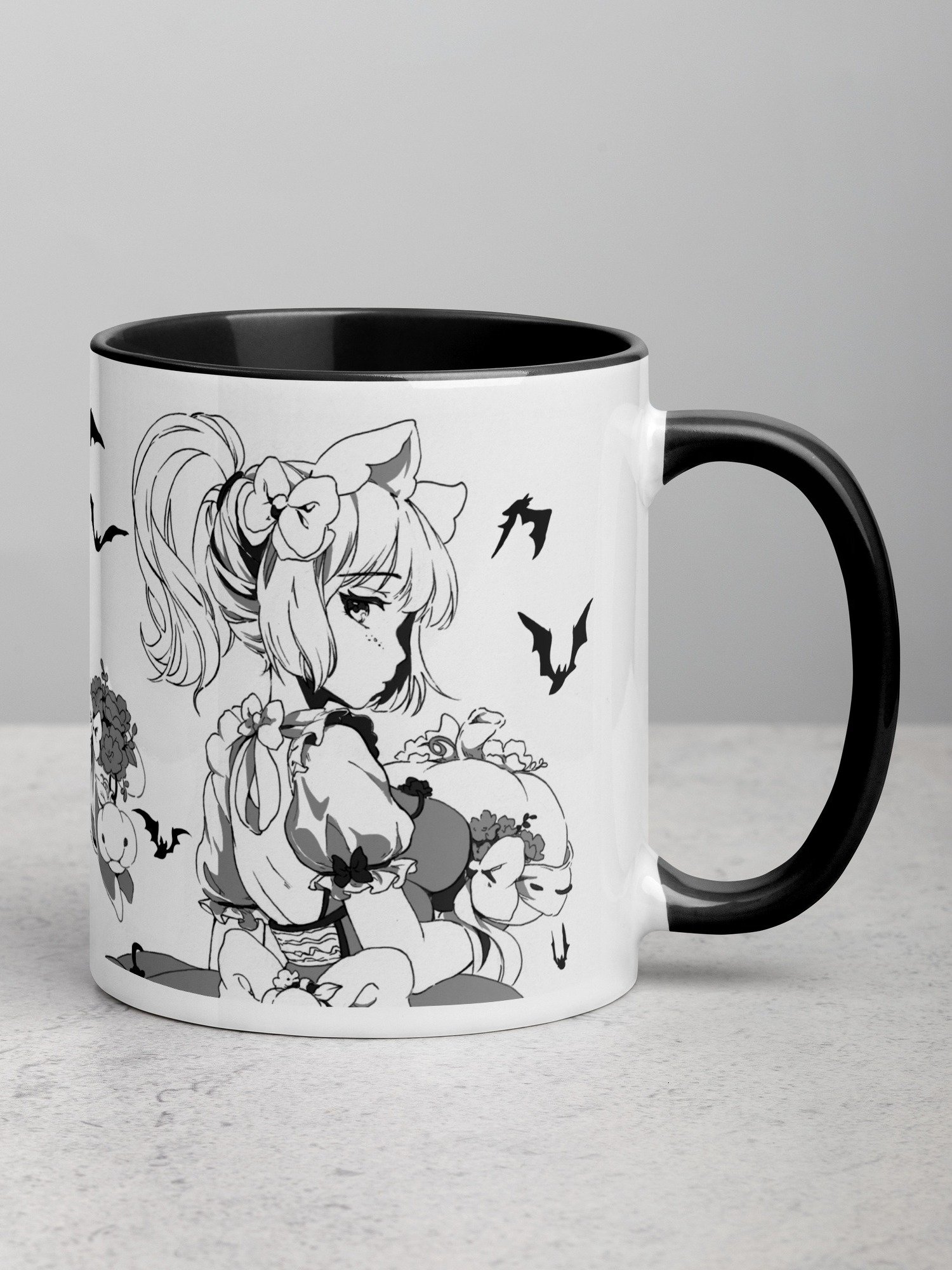 Fall 2025 ♥Pumpkabell♥ Waifu Mug [GOTH EDITION] product image (2)
