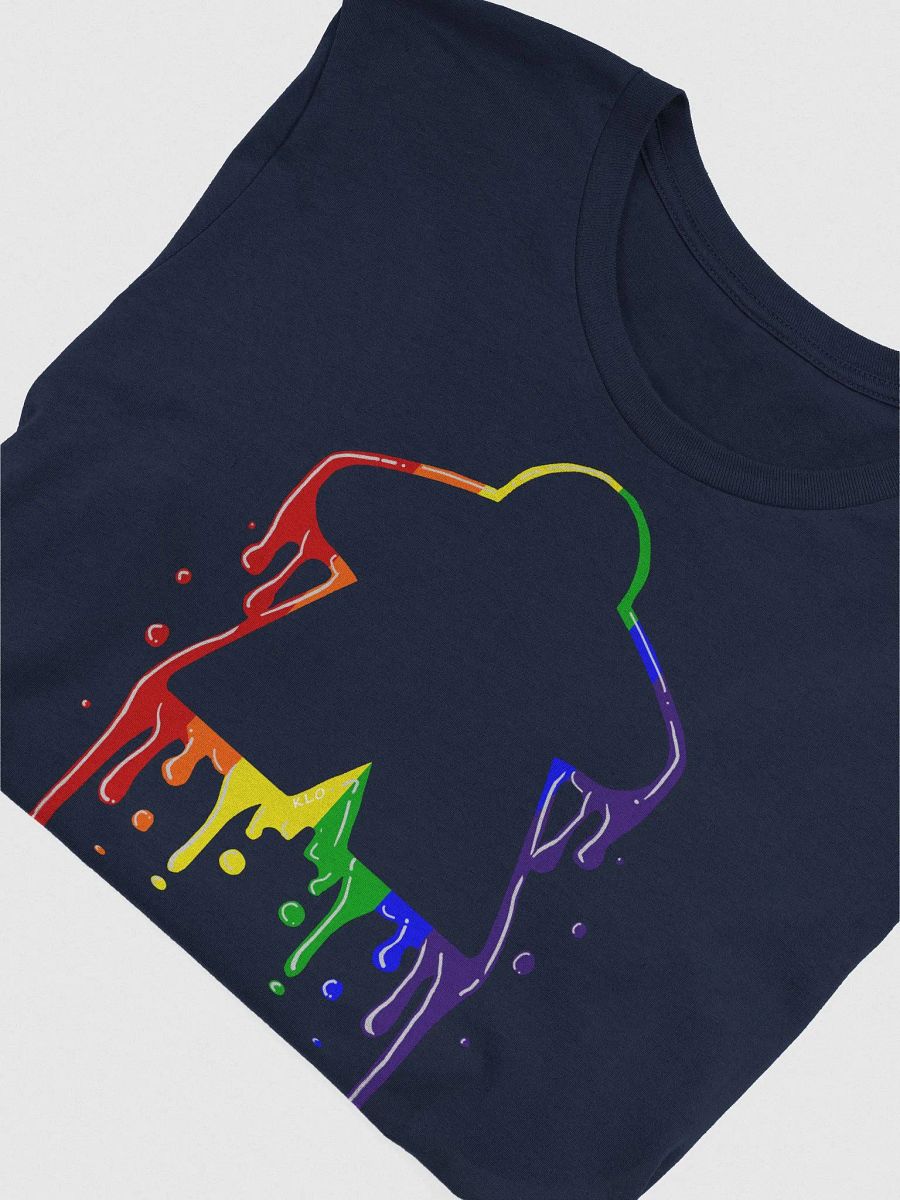 Drippy Rainbow Meeple T-Shirt product image (3)
