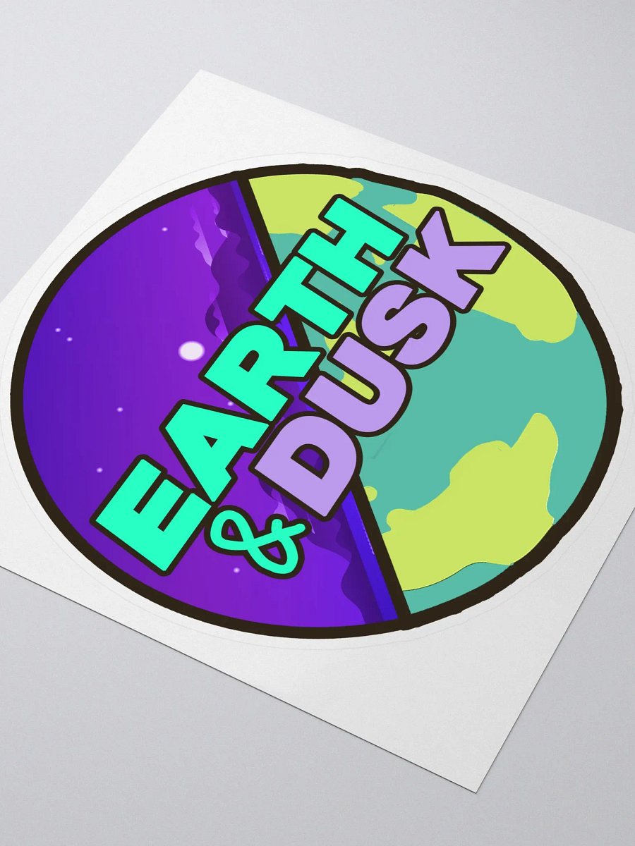 Earth and Dusk Logo Sticker product image (3)