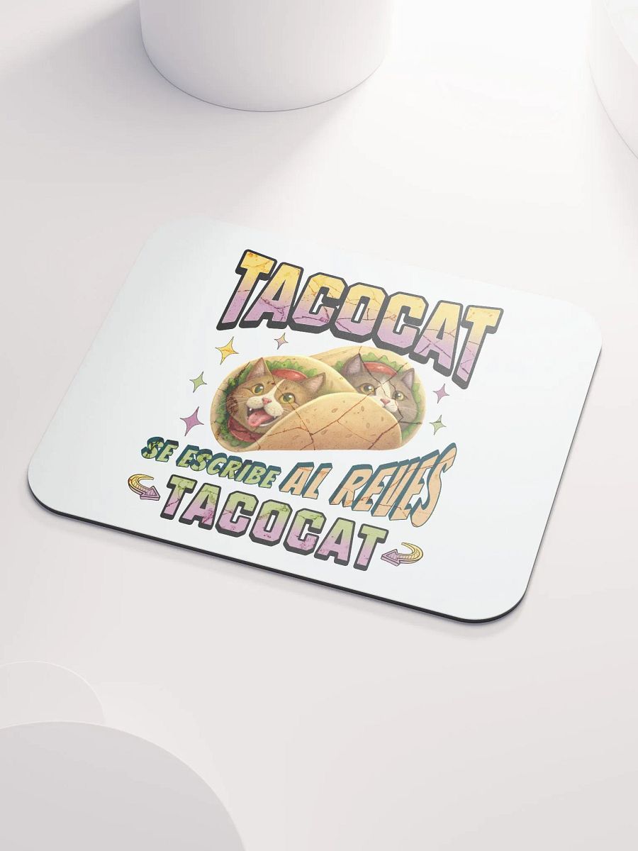 Tacocat Palindrome Mouse Pad product image (3)