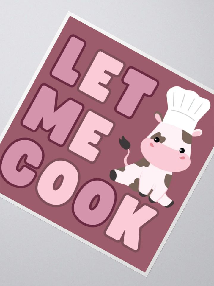 LET ME COOK Sticker product image (2)