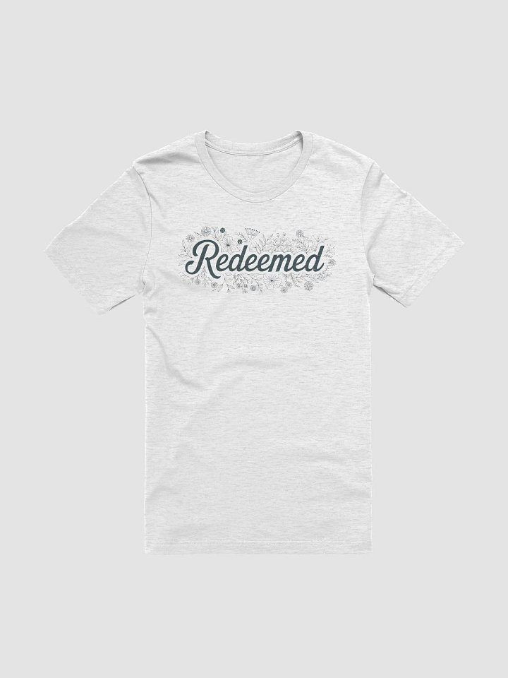 Redeemed Script Floral T-Shirt product image (1)