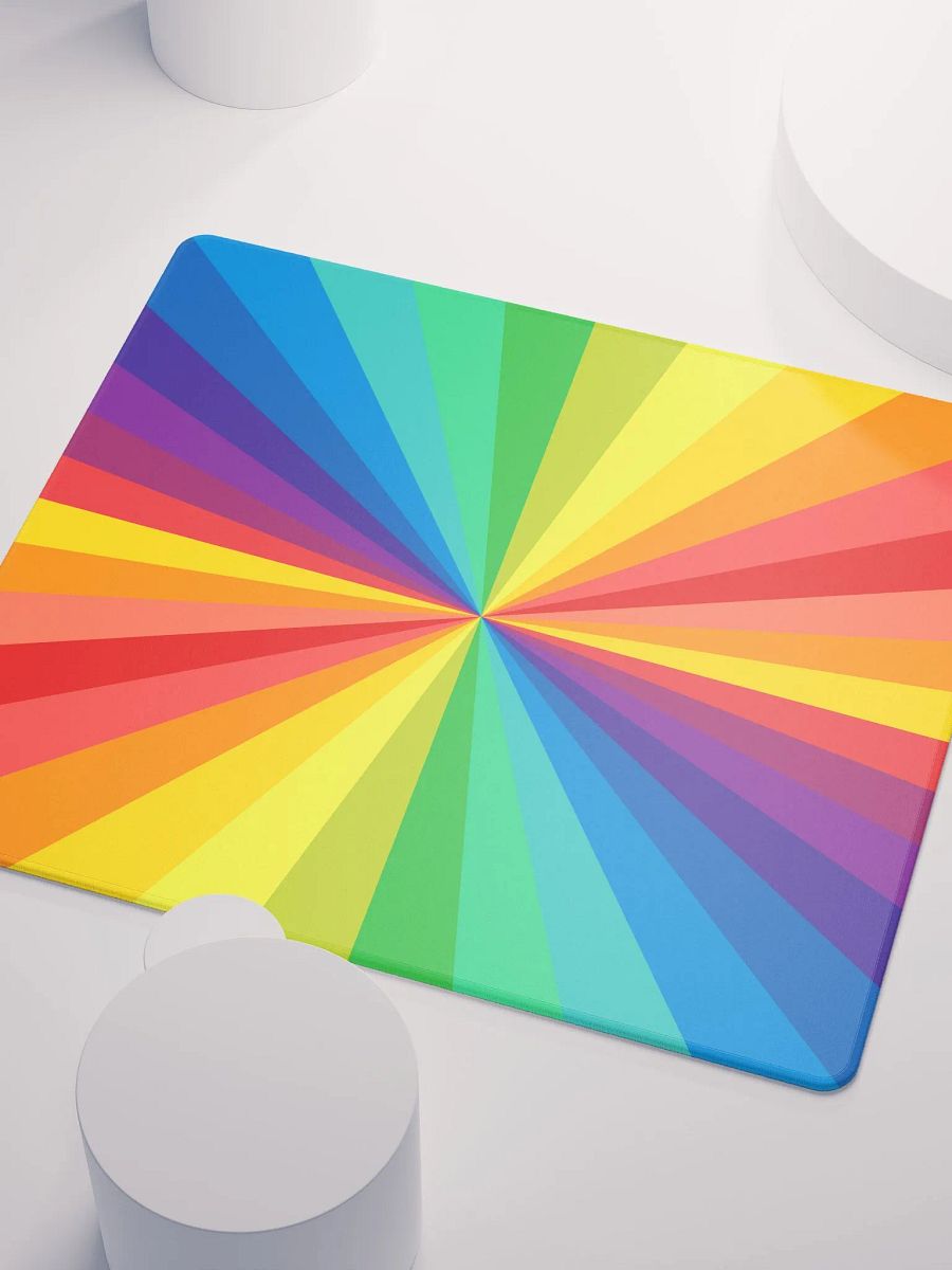 Trippy Rainbow Gaming Mouse Pad product image (5)