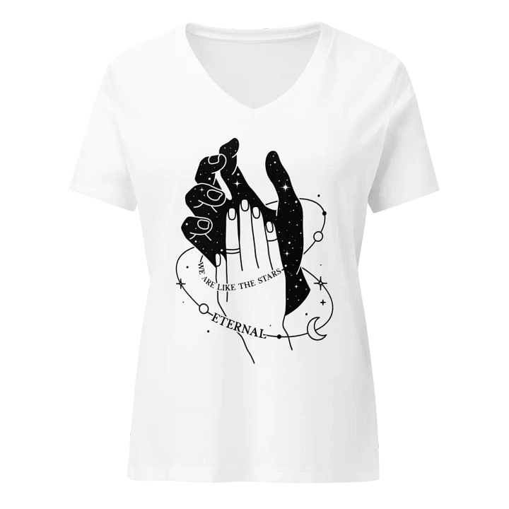 We Are Like The Stars Bella+Canvas Women's Relaxed V-Neck T-Shirt product image (25)
