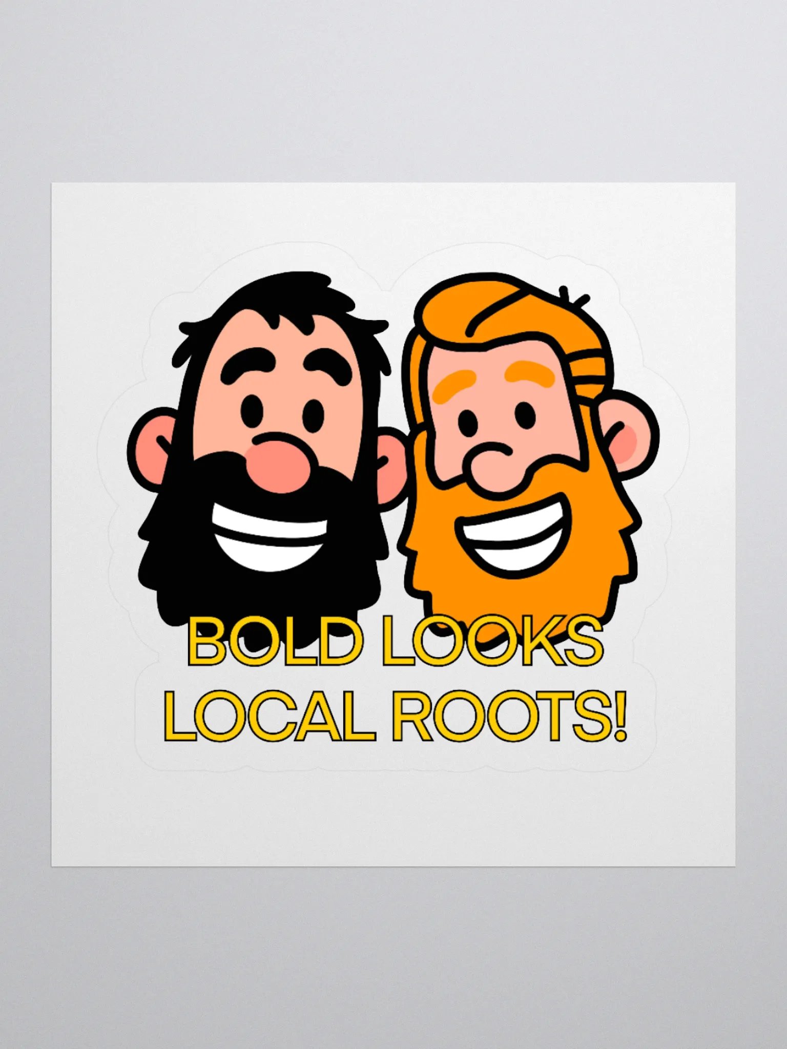 Bold Looks Local Roots Kiss Cut Stickers product image (3)