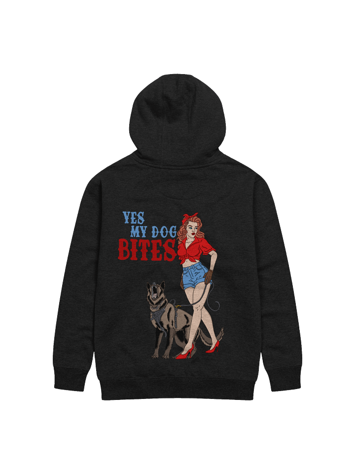 Yes My Dog Bites - Pinup Handler Hoodie product image (2)
