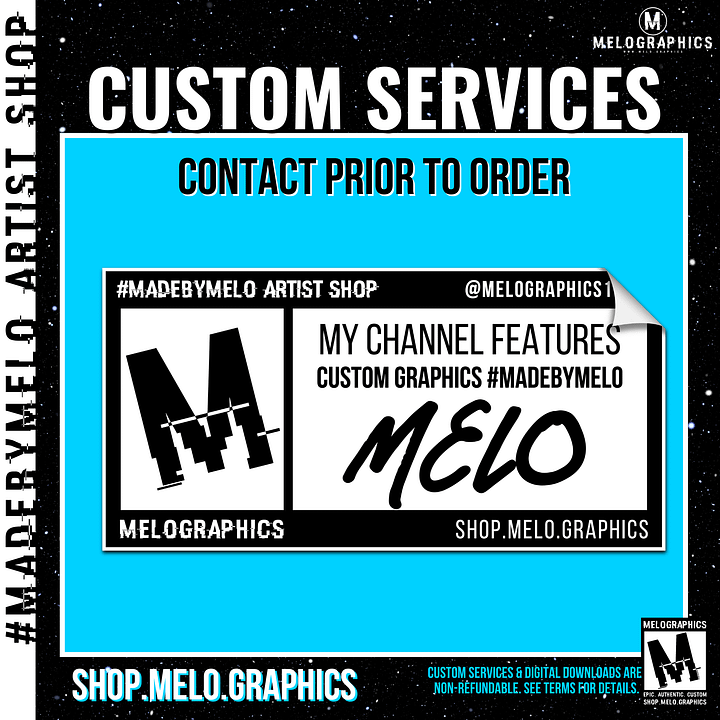 Custom Project - Minimum Deposit | #MadeByMELO product image (1)