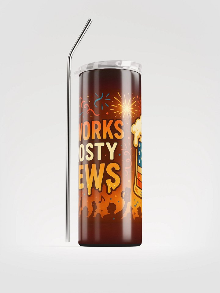Patriotic Fireworks Stainless Steel Tumbler product image (1)