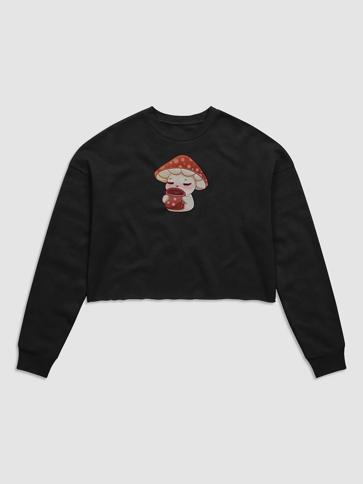 Tea Mushie Cropped Sweatshirt product image (2)