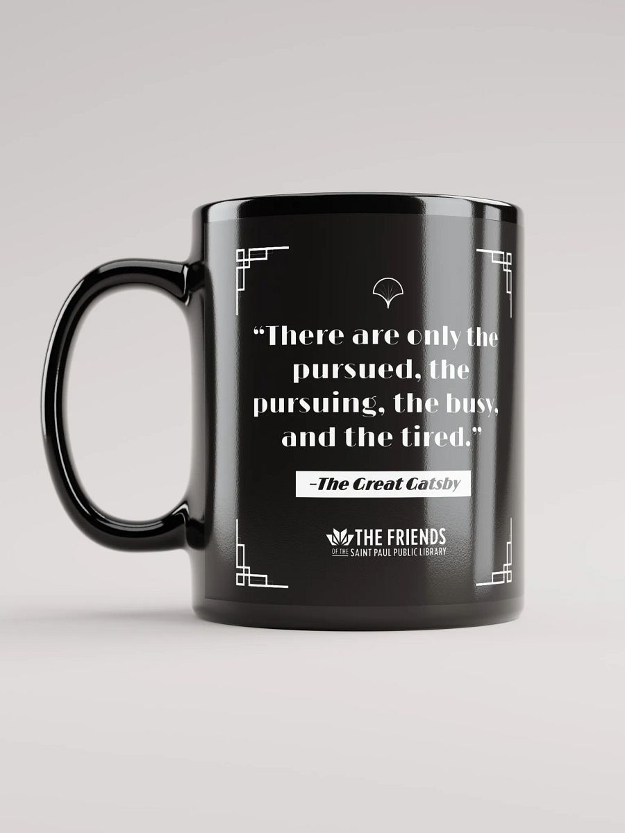 Great Gatsby "pursued and tired" quote mug product image (4)