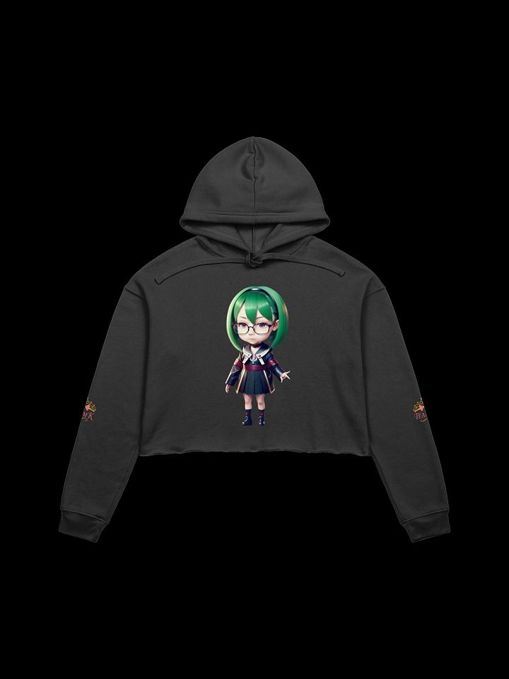 (Green CHIBI) K Crop Hoodie product image (3)