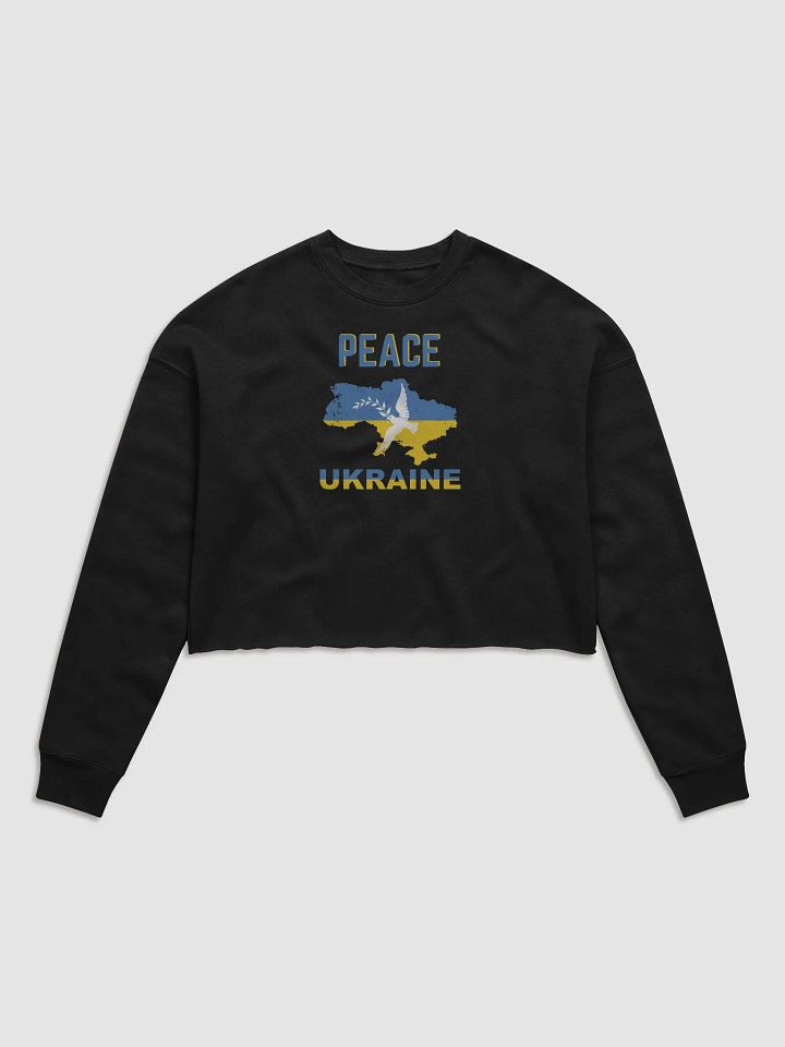 Peace in Ukraine - Dove of Peace Crop Sweatshirt product image (1)