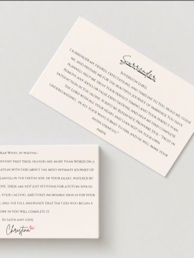 Wives in Waiting Printable Prayer Cards product image (4)