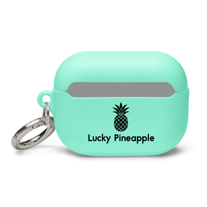 Lucky Pineapple Films Logo Mint Green AirPods® Case product image (2)