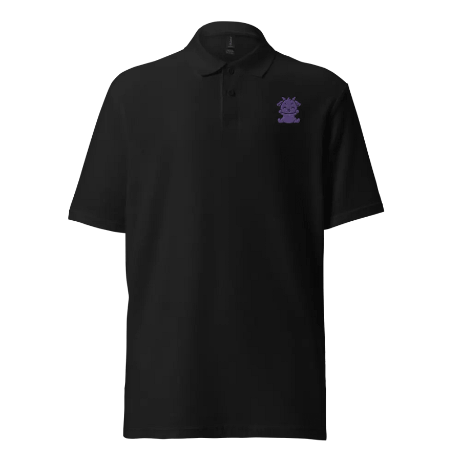 PURPLE LOGO Unisex Polo Shirt product image (3)